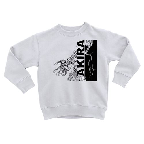 Sweatshirt Enfant Akira Main Robot Cyborg Manga Noir Et Blanc