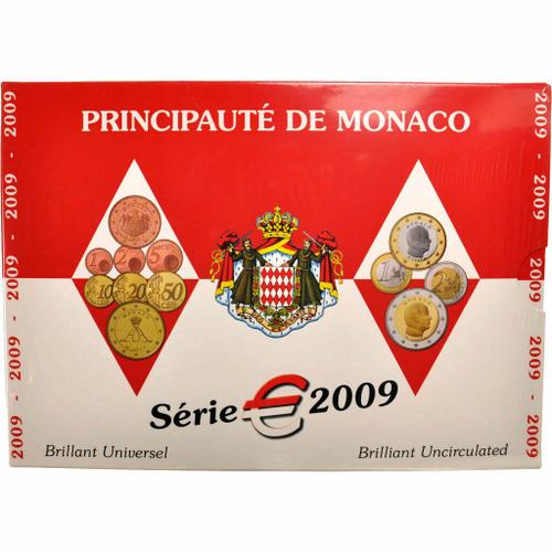 Coffret Monnaie Euro Monaco Bu - Brillant Universel 2009
