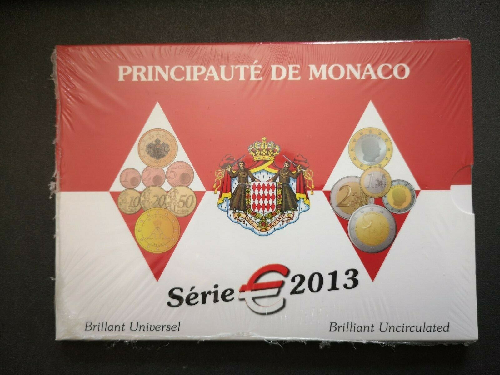 Coffret Monnaie Euro Monaco Bu - Brillant Universel 2013