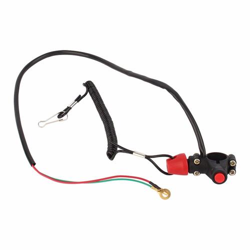 Lanière De Commande Pour Moto 12v | Universel, Interrupteur De Protection Pour Moteur, Course Atv, Urgence, Haute Qualité