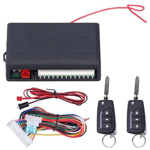 Kit De Verrouillage Central Pour Voiture 12v, Système D'entrée Sans Clé, Télécommande, Contrôle Universel