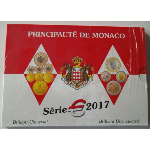 Coffret Monnaie Euro Monaco Bu - Brillant Universel 2017