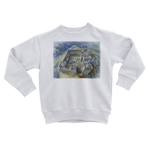 Sweatshirt Enfant Chateau Fort Alan Sorrell Moyen Age Chevalier Peinture Illustration