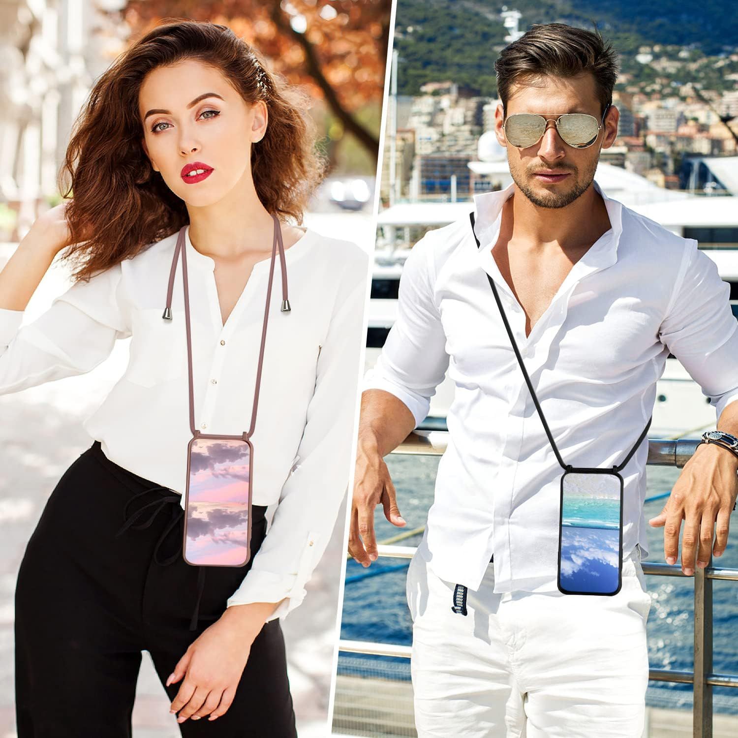 Collier Pour Samsung Galaxy S24 Plus Coque Silicone Liquide ... - 2