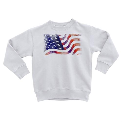 Sweatshirt Enfant Drapeau Etats Unis Art Football Sport Equipe National Usa