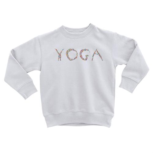 Sweatshirt Enfant Yoga Billes De Couleurs Meditation Asanas Bien Etre