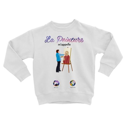 Sweatshirt Enfant La Peinture M'appelle Art Artiste