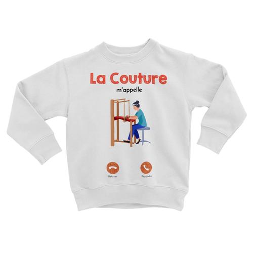 Sweatshirt Enfant La Couture M'appelle Mode Loisir Fashion