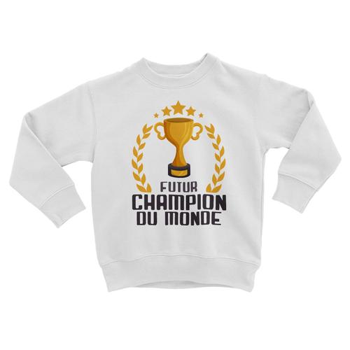 Sweatshirt Enfant Futur Champion Du Monde Sport Héros