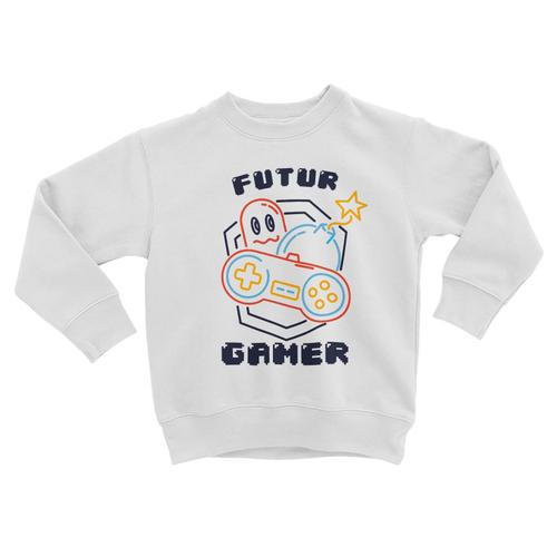 Sweatshirt Enfant Futur Gamer Jeux Vidéo Culture Geek