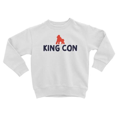 Sweatshirt Enfant King Con Humour Jeu De Mot King Kong Singe