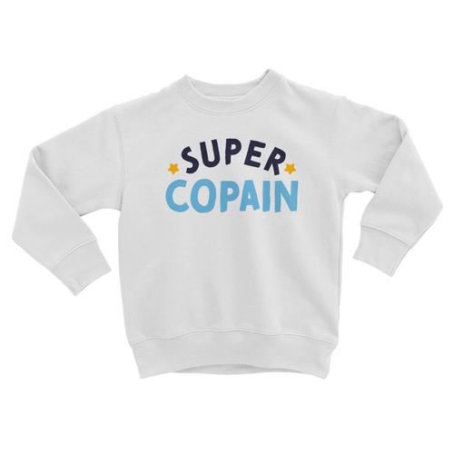 Sweatshirt Enfant Super Copain Meilleur Ami Enfant