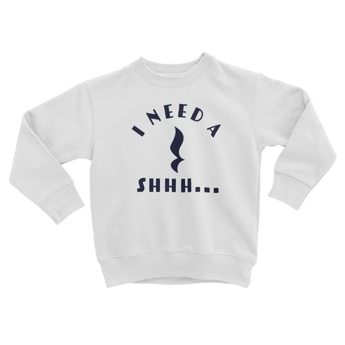 Sweatshirt Enfant I Need A Silence Musique Musicien Instrument