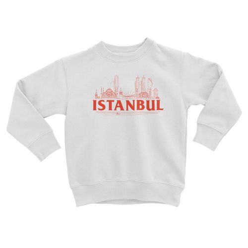 Sweatshirt Enfant Istanbul Minimalist Voyage Culture Turquie
