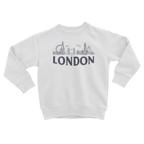 Sweatshirt Enfant London Minimalist Londres Voyage Angleterre
