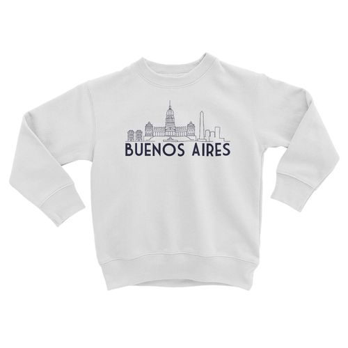 Sweatshirt Enfant Buenos Aires Minimalist Voyage Carte Postale Argentine