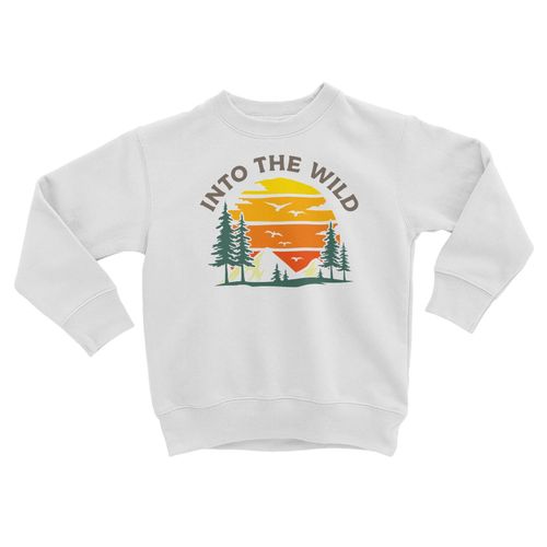 Sweatshirt Enfant Into The Wild Voyage Backpacker Nature Alaska