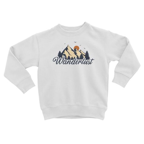 Sweatshirt Enfant Wanderlust Voyage Nature Montagne Foret