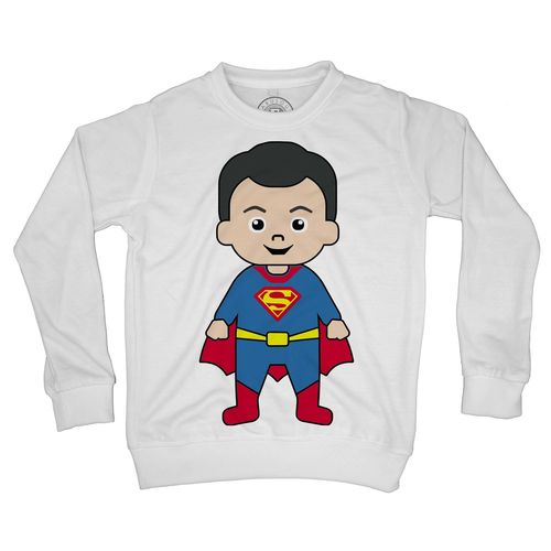 Sweat Shirt Enfant Bébé Superman Dessin Mignon