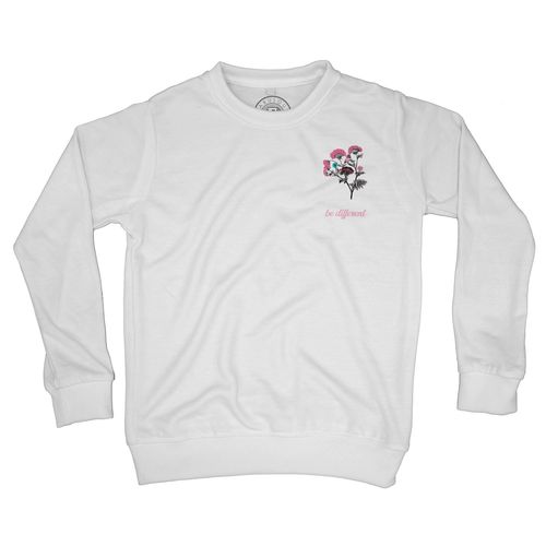 Sweat Shirt Enfant Be Different Fleurs D'oeillets