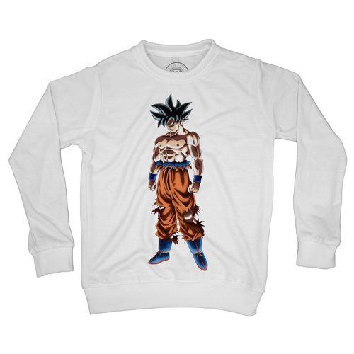 Sweat Shirt Enfant Dragon Ball Super Son Goku Déterminé Anime Manga Japon