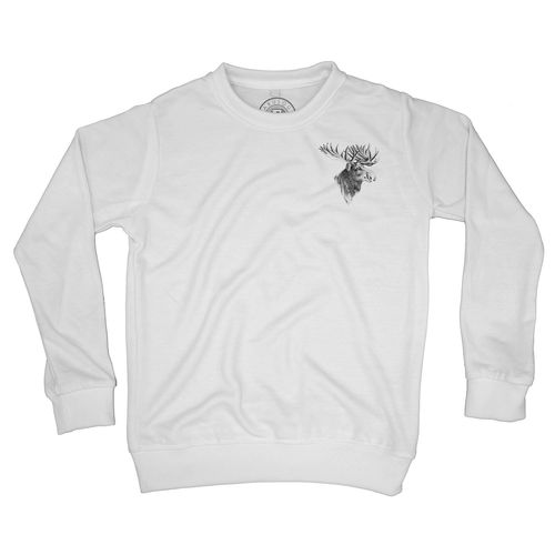 Sweat Shirt Enfant Tête D'élan Animaux De La Forêt