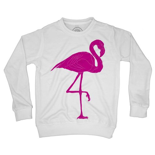 Sweat Shirt Enfant Flamant Rose Dessin