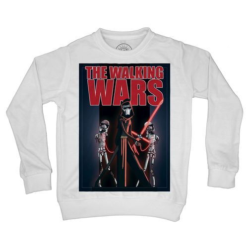 Sweat Shirt Enfant Game Of Geek The Walking Wars Walking Dead Star Wars Humour