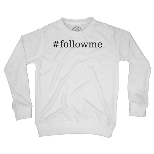 Sweat Shirt Enfant Hachtag Follow Me Suivez-Moi
