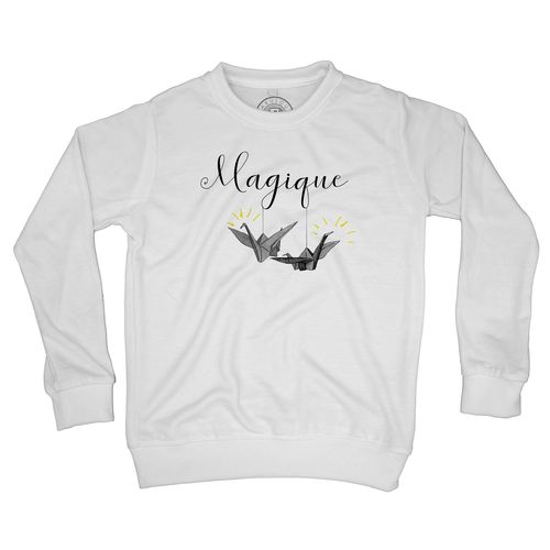 Sweat Shirt Enfant Magique Avec Origamis Suspendus