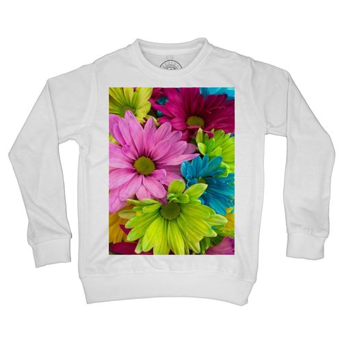 Sweat Shirt Enfant Fleurs Multicolores Nature Champêtre