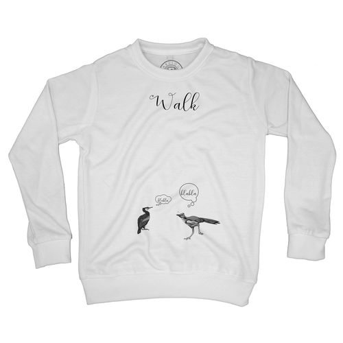 Sweat Shirt Enfant Walk Birds Bla Bla Dessins