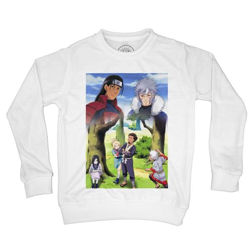 Sweat-Shirt Enfant Naruto Manga Harashima Senju Tobirama Sarutobi Hokage 3 Ninja Legendaires Oroshimaru Tsunade Jiraya