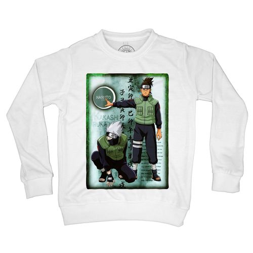 Sweat-Shirt Enfant Naruto Kakashi Sensei Iruka Sensei Ninja Manga