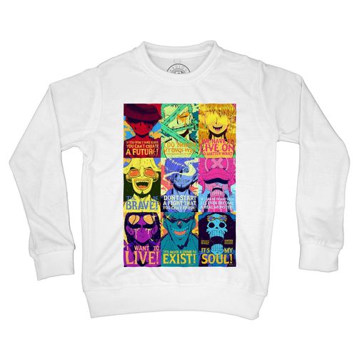 Sweat-Shirt Enfant Pop Art One Piece Pirates