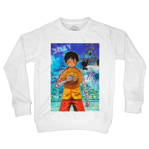 Sweat-Shirt Enfant Dans Deux Ans One Piece Recueillement Ace Poing Argent Manga