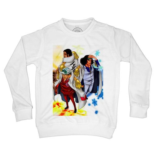 Sweat-Shirt Enfant One Piece Amiraux Marine One Piece Kizaru Oakiji Akainu Manga