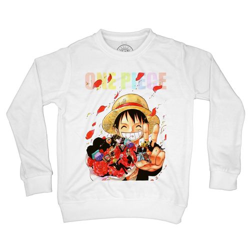 Sweat-Shirt Enfant Luffy Chapeau De Paille Romantique Manga One Piece