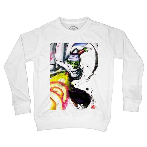 Sweat-Shirt Enfant Piccolo Satan Petit C¿Ur Rayon Fatal Makanko Sappo Dragon Ball Dbz Manga