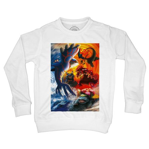 Sweat-Shirt Enfant Pokemon Derniere Evolution Manga Anime