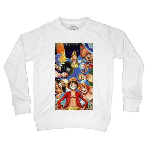 Sweat-Shirt Enfant Onepiece Euipage Du Chapeau De Pailles