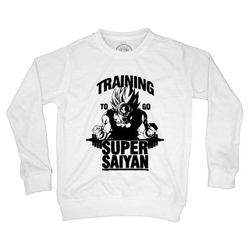 Sweat-Shirt Enfant Entrainement Super Sayan Sangoku Goku Dbz Dragon Ball