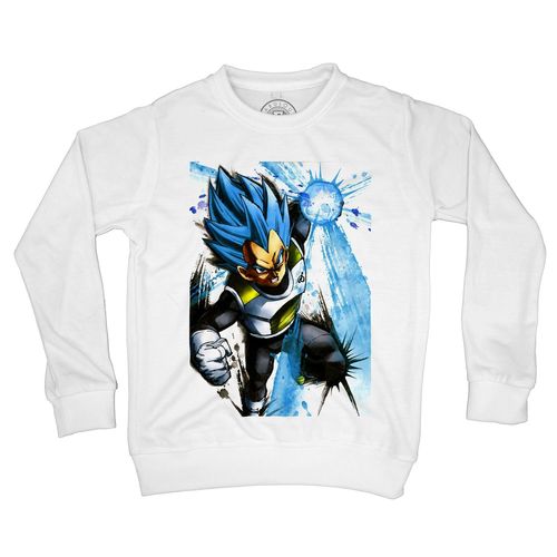 Sweat-Shirt Enfant Vegeta Super Saiyan God La Resurection De Freezer Dragon Ball Super Dbz