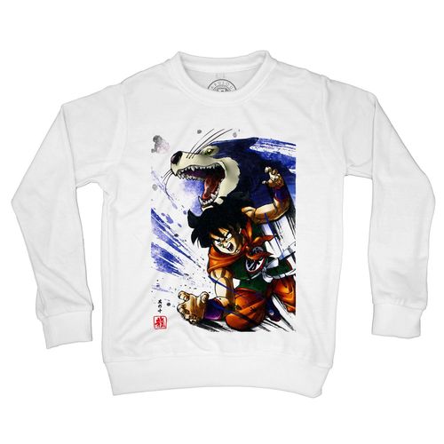 Sweat-Shirt Enfant Yamcha Dragon Ball Technique Crocs Du Loup