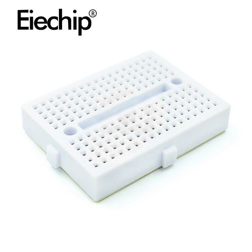 White Mini planche à pain sans soudure, SYB-170, carte de Test d'expérimentation, 170 points d'attache, bricolage pour Arduino, 65 pièces dupont Line, 1 pièce