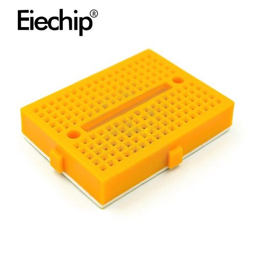 Yellow Mini planche à pain sans soudure, SYB-170, carte de Test d'expérimentation, 170 points d'attache, bricolage pour Arduino, 65 pièces dupont Line, 1 pièce
