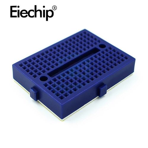 Blue Mini planche à pain sans soudure, SYB-170, carte de Test d'expérimentation, 170 points d'attache, bricolage pour Arduino, 65 pièces dupont Line, 1 pièce