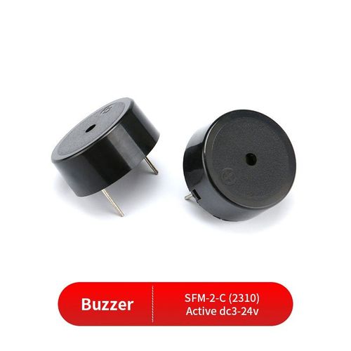 SFM-20-C 2310 5PCS SFM-27 DC 3-24V Buzzer actif magnétique Long bip continu, Buzzer piézo, haut-parleur de carte mère, klaxon d'ordinateur pour Arduino