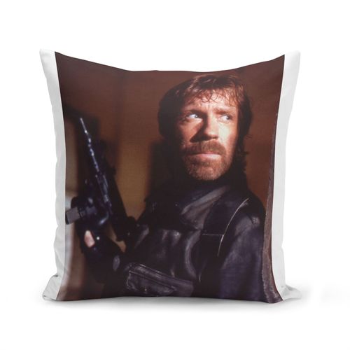 Housse De Coussin 40x40 Cm Chuck Norris Delta Force Arme Film Action