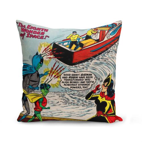 Housse De Coussin 40x40 Cm Batman Marvel Couverture Bd Comics Super Hero Vintage